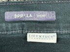 NYDJ Briella Womens 4 Black Roll Cuff Bermuda Jean Shorts