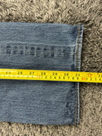 Levis 501 Mens Jeans Blue Original Straight Button Fly Medium Wash Denim 38x32