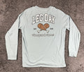 Vineyard Vines Leg Day Chicken Drumstick Long Sleeve T-Shirt Mens Large L
