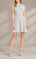 Ted Baker London Liliiee Light Purple Lilac Knit Front Zip Skater Dress Size 3
