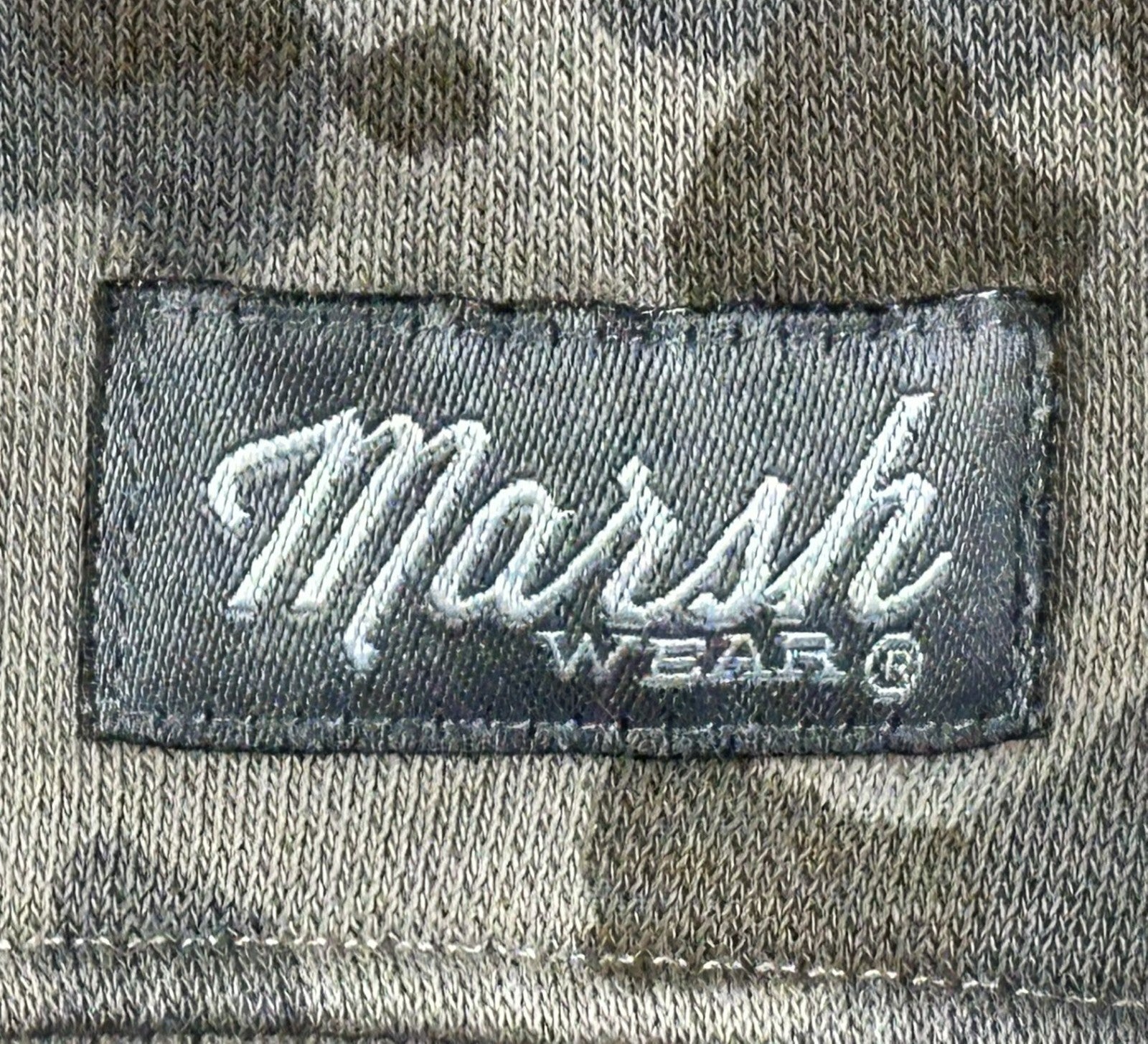 Marsh Wear Mens Camo Crewneck Sweatshirt Camouflage Fleece Pullover Hunting Sz M