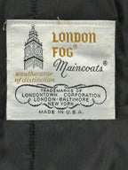 London Fog Vintage Maincoats Womens 12 Reg Gray Thinsulate Lined Trench Coat