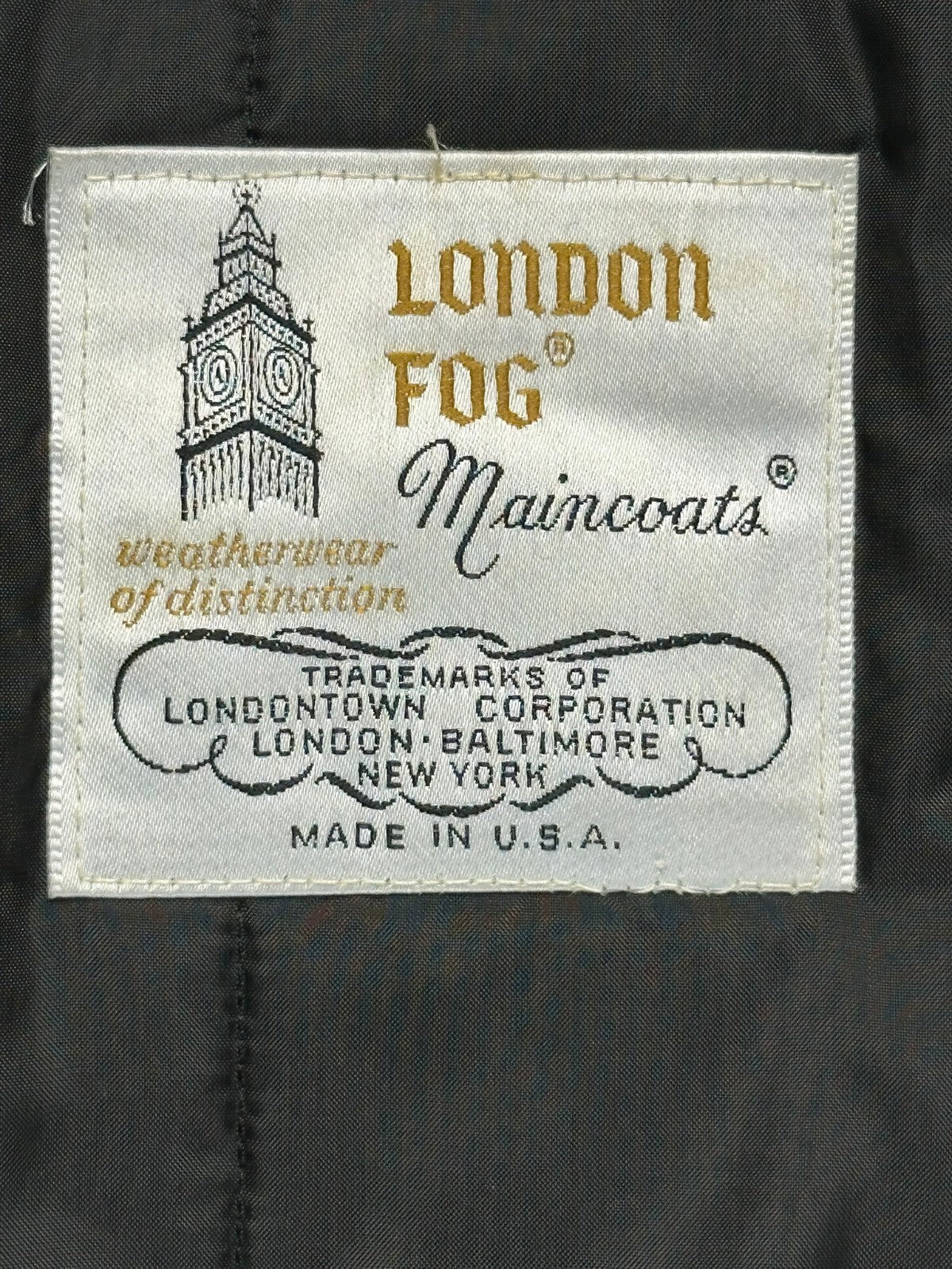 London Fog Vintage Maincoats Womens 12 Reg Gray Thinsulate Lined Trench Coat