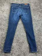 AG Adriano Goldschmied The Legging Ankle Jeans Womens Blue Skinny Sz 24R