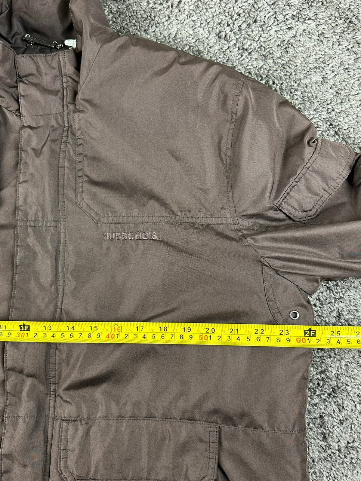 Alexander Julian American Modern Mens L Hussongs Ensenada Brown Quilted Jacket
