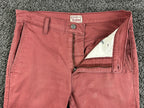 Levi’s 511 Hybrid Slim Fit Pants Men’s Red Brick Twill Straight Leg 30x32