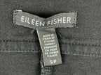 Eileen Fisher Black Milano Viscose Knit Slim Tapered Dress Pants Stretch S/P