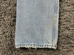 AGOLDE Womens 23 Riptide Lana Straight Leg Distressed Organic Cotton Jeans
