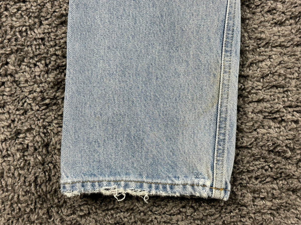 AGOLDE Womens 23 Riptide Lana Straight Leg Distressed Organic Cotton Jeans