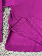 Athleta Womens XS Magenta Purple Coaster Luxe Recover Sweatshirt Thumbholes