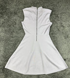 Ted Baker London Liliiee Light Purple Lilac Knit Front Zip Skater Dress Size 3