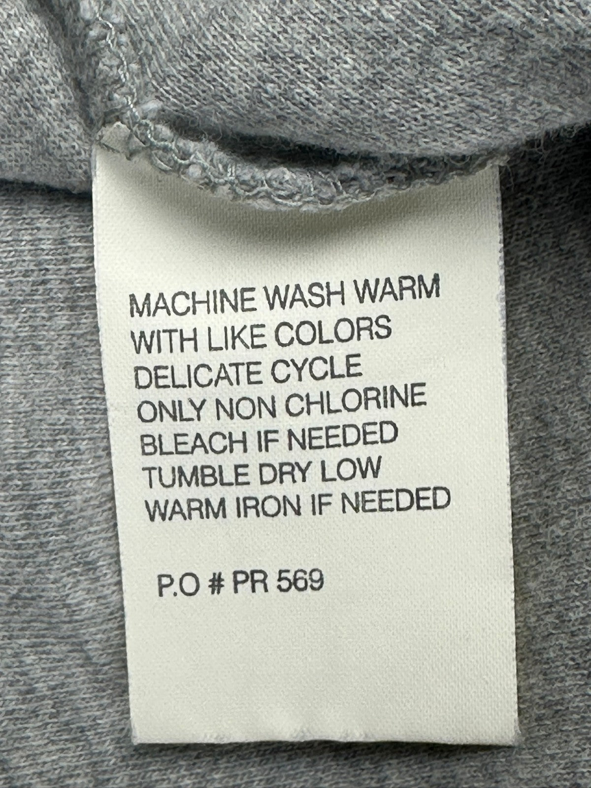 Vintage Y2K Ocean Pacific Mens XXL Grey Thermal Long Sleeve Shirt Waffle Knit OP