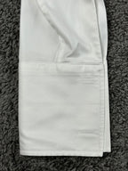 Charles Tyrwhitt Mens White Herringbone Non Iron French Cuff Dress Shirt 17/37