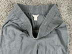 Caslon Womens Gray Linen Blend Elastic Waist Casual Pull On Pants Sz XS