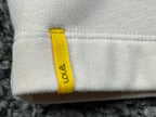 Lolë Womens L White Call Me Cowl Neck Pocket Sweatshirt Tunic Dress