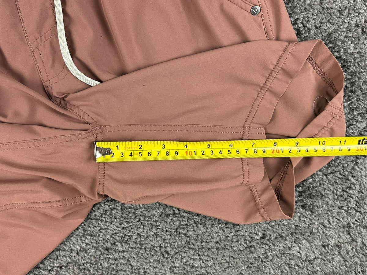 Vuori Mens Kore Shorts L Lined Terracotta Clay Dotted Waistband Athletic Run