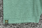 prAna Men's Colorblocked Organic Cotton T-Shirt Green Brown White Large