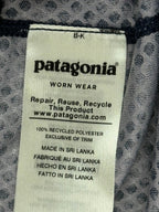 Patagonia Capilene Midweight Womens Blue Long Sleeve Patterned Baselayer Sz S