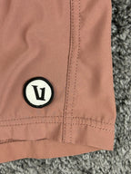 Vuori Mens Kore Shorts L Lined Terracotta Clay Dotted Waistband Athletic Run