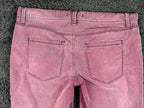 Free People Corduroy Pants Womens Size 28 Pink Slim Fit Stretch Mid Rise Jeans