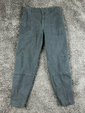 ATM Anthony Thomas Melillo Pants Womens 12 Washed Black Stretch Cotton Utility
