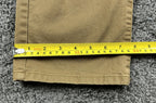 Bonobos Stretch Washed Chino Pants Mens 35x36 Slim Fit Tan Khaki Paisley Pocket
