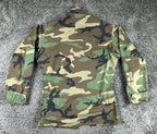 Vintage US Army Special Forces Airborne Woodland Camo BDU Jacket Small Regular