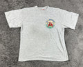 Vintage 1996 Looney Tunes Yell University T-Shirt Mens Small Grey Yosemite Sam