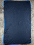 Delta Airlines Globalc First Class Navy Blue Eco Fleece Blanket 59x38"