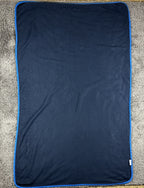 Delta Airlines Globalc First Class Navy Blue Eco Fleece Blanket 59x38"