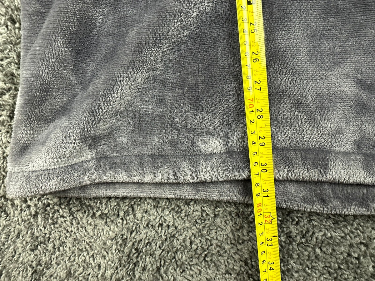 Redess Oversized Wearable Blanket Hoodie Grey Sherpa Lined Fleece Pullover OS