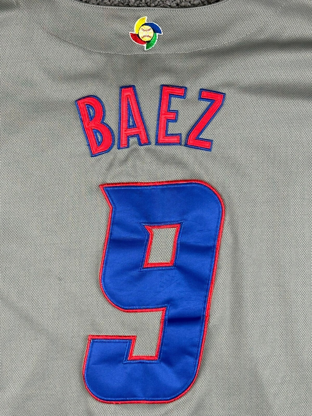 Majestic Javier Baez Puerto Rico World Baseball Classic 2017 Jersey Size 48 XL