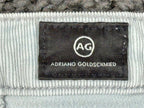 AG Adriano Goldschmied The Prima Ankle Corduroy Pants  Gray Slim Women Size 28R