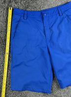 Puma Golf Shorts Mens 32 Blue Performance Flat Front Stretch dryCELL Athletic