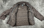 Alexander Julian American Modern Mens L Hussongs Ensenada Brown Quilted Jacket