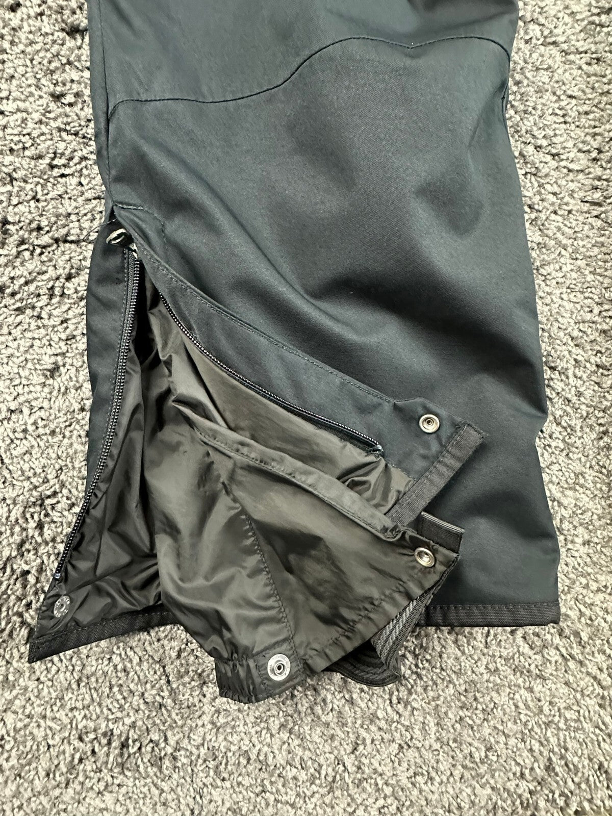 Columbia Womens XL Short Bugaboo Omni-Heat Waterproof Snow Ski Pants Black