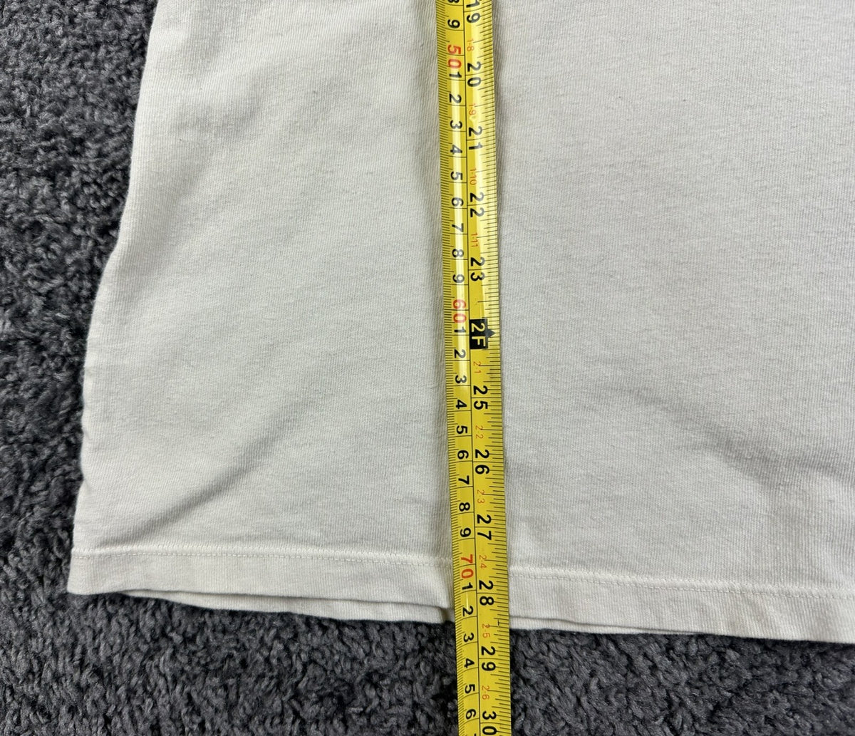 Imogene + Willie Mens XL Off-White Cotton Short Sleeve T-Shirt Tee Made in USA
