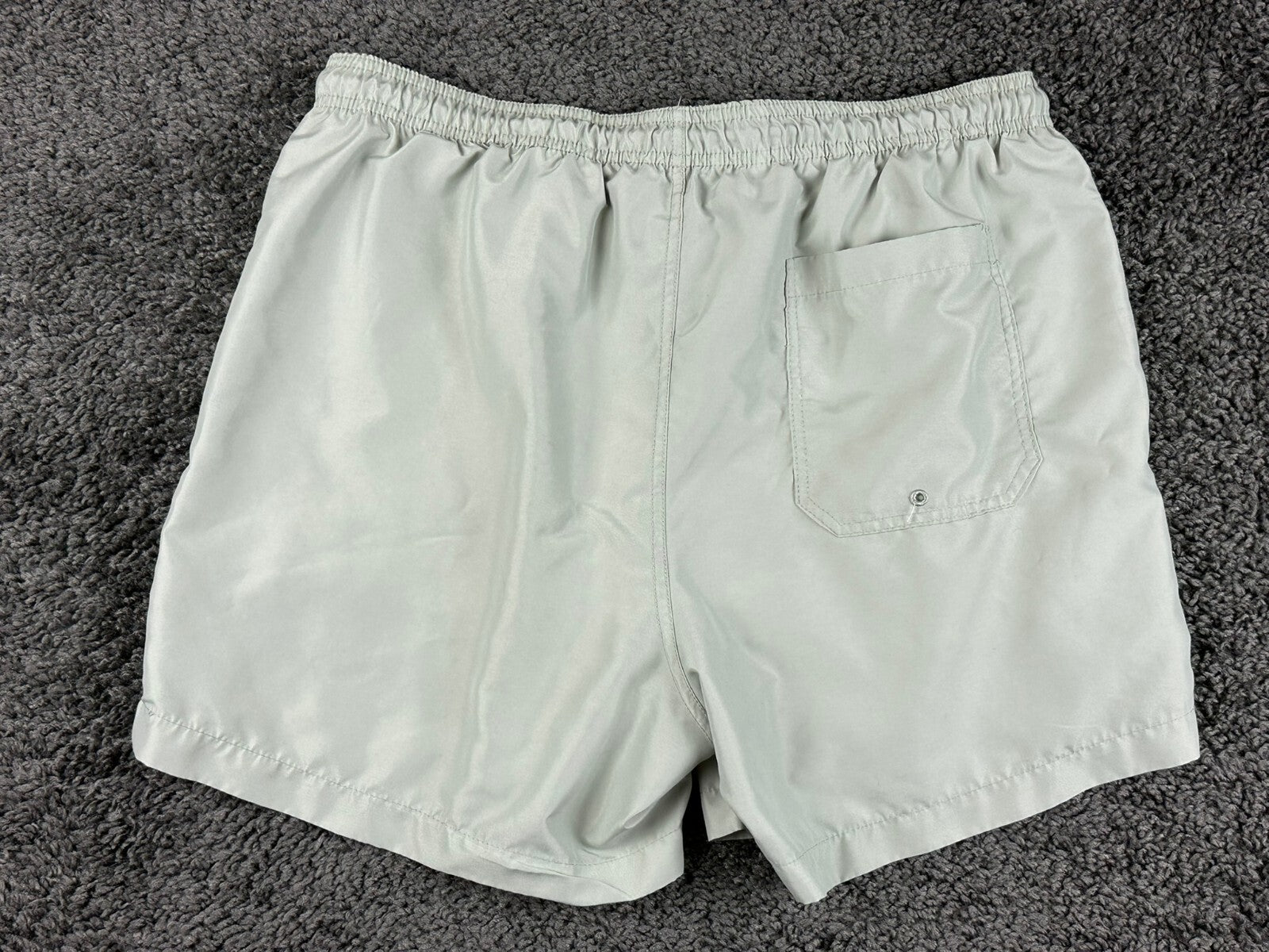 DARE To Keep Kids Off Drugs Swim Trunks Men Gray Board Shorts Sz Large