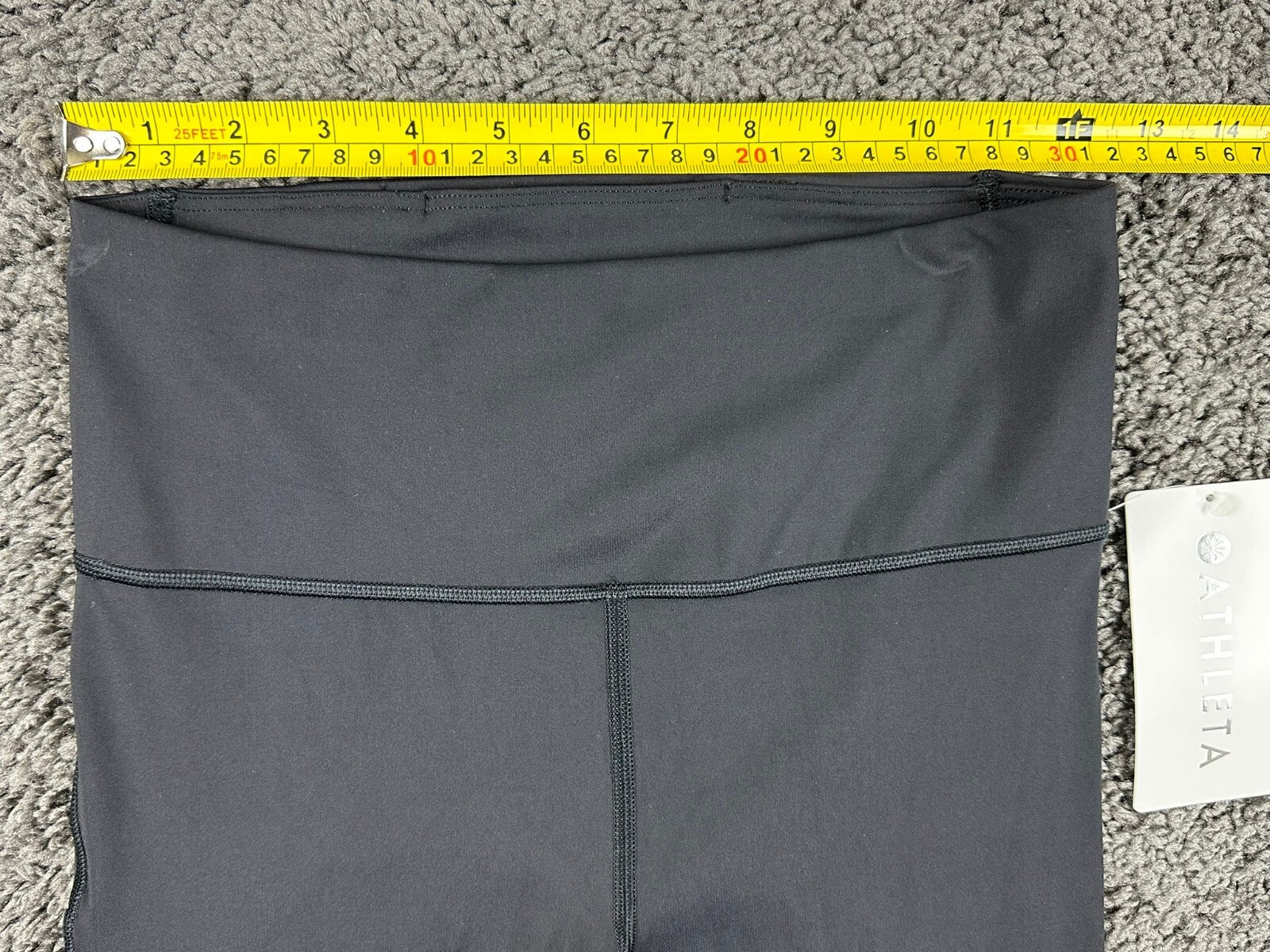 Athleta Ultimate Stash Pocket Capri Leggings Women XS Black High Rise NWT