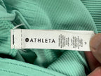 Athleta Flurry Blizzard Turtleneck Womens Mint Green Thumbhole Seamless Sz M