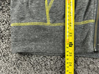 Nike NFL LA Rams Womens L Raglan Full Zip Hoodie Grey Blue Contrast Stitch