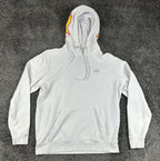 Vans x Thrasher Mens Hoodie White Flame Logo Pullover Skateboarding Sz Medium