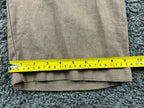 Love Tree Linen Blend Pants Womens Brown Wide Leg Drawstring Casual Beach Sz L