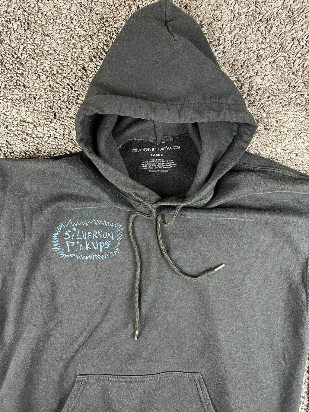 Silversun Pickups Mens Large Black Pullover Hoodie Band Merch Tangled Cables