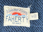 Faherty Brand Mens Medium Blue Navy Legend Sweatpant Jogger Pants Activewear