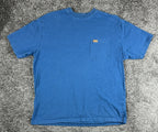Pendleton Deschutes Mens Large L Blue Heather Short Sleeve Pocket T Shirt Tee