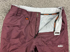 Nike 6.0 Mens L Burgundy Cargo Snowboard Ski Pants Vented Zip Hem Y2K