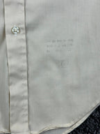 Vintage Manhattan The Natural Shirt Mens Beige Short Sleeve Button Down 18 Tall