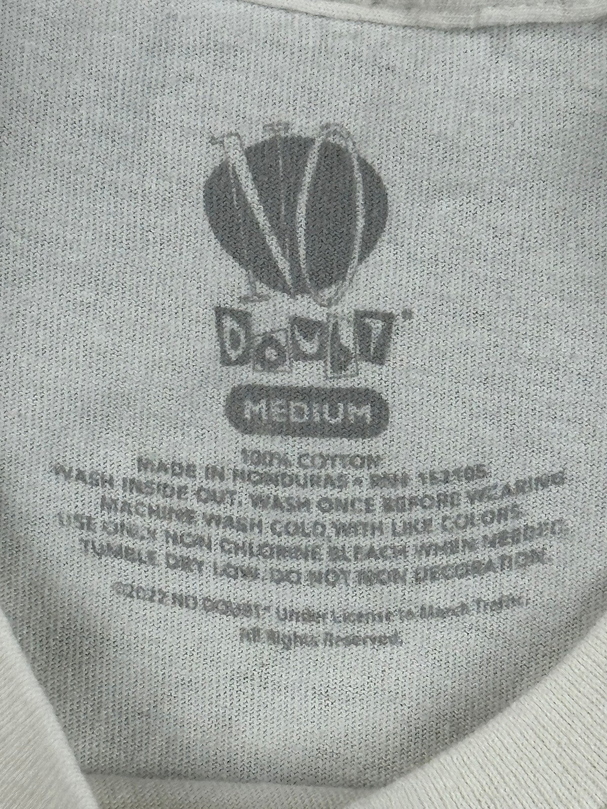No Doubt Tragic Kingdom Womens M White Cropped Sleeveless Graphic Band Tee