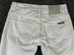Armani Exchange Mens J130 Skinny White Jeans Stretch Cotton Pants AX 28 Short